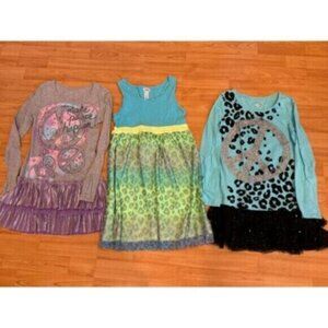 Justice girls size 10/12 3-dress BUNDLE